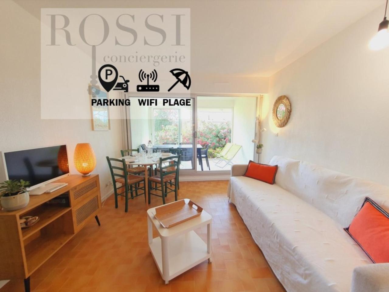 T2 Traversant Familial Cap Sud Parking Plages - Rossiconciergerie - Linge En Option ลา กร็องเดอ-ม็อต ภายนอก รูปภาพ